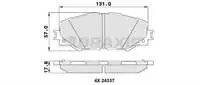 

AA0107 для тормозной колодки RAV 4 0611