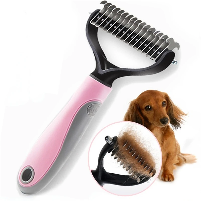 

Pet products special dog hair removal comb double-sided knot opener suitable for large and small dogs