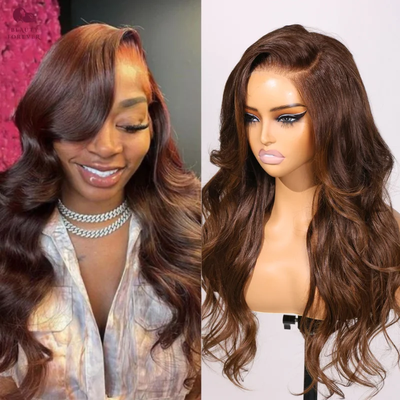 Распродажа Темно-коричневый парик Loose Wave Wear and Go Glueless Wig Remy Human Hair 7x5 Pre Everything Парик
