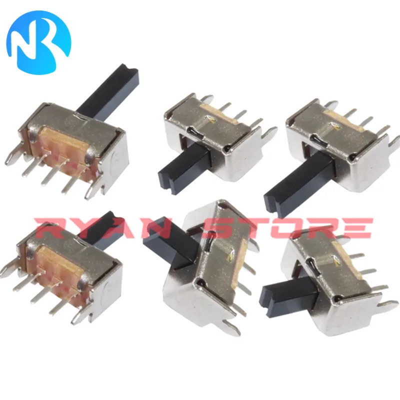 

20 шт. ползунковый тумблер SS12D07VG2 VG3 VG4 VG5 VG6 VG7 1P2T ручка высокая 2 мм 3 мм 4 мм 5 мм 6 мм 7 мм 3 контакта