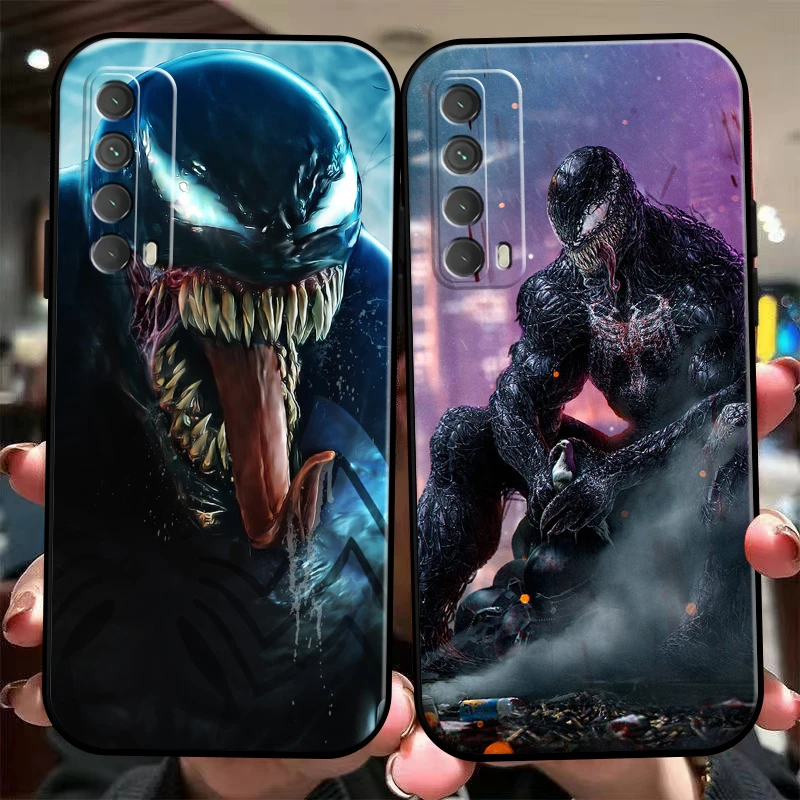 

Marvel Venom COOL Phone Case For Huawei Honor 10 V10 10i 10 Lite 20 V20 20i 20 Lite 30S 30 Lite Pro Soft Liquid Silicon Carcasa