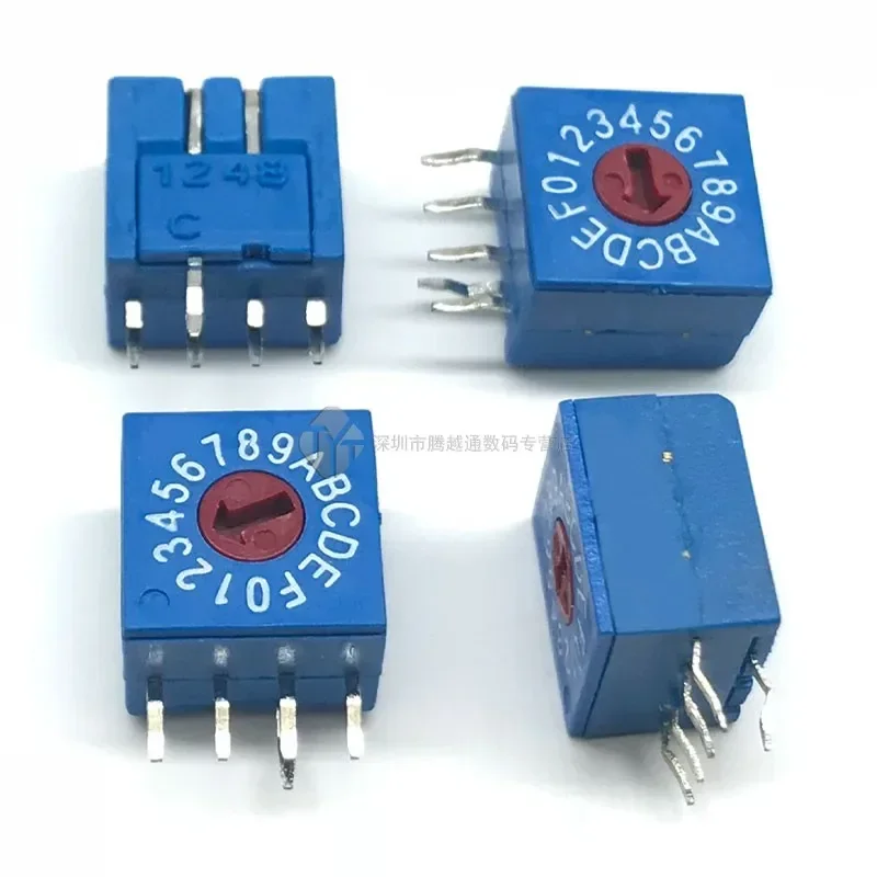 5 шт./партия поворотный переключатель кодировщика с ручкой 16 бит 8421C