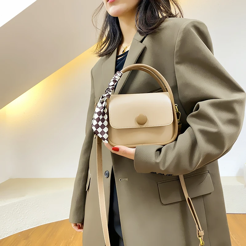 new fashion designer shoulder bag women brand soft pu leather handle handbag female classic casual solid women crossbody bag free global shipping