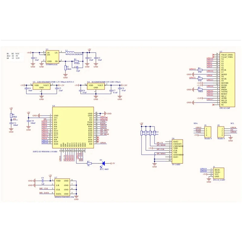 Камера Wi-Fi CamS3 5 МП на базе ESP32S3 (PY260) 88 °   Встроенный микрофон PDM DFOV-ABWO (art.: 3920daee4f2fb) - 3920daee4f2fb