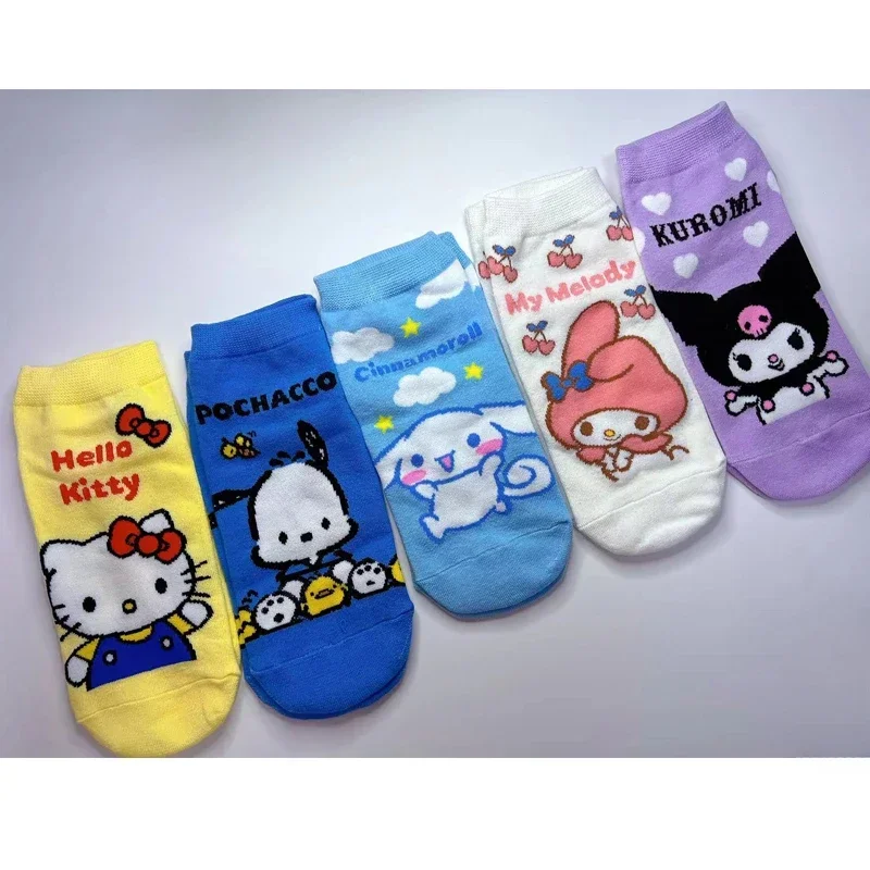 1 пара хлопковые носки с принтом Hello Kitty