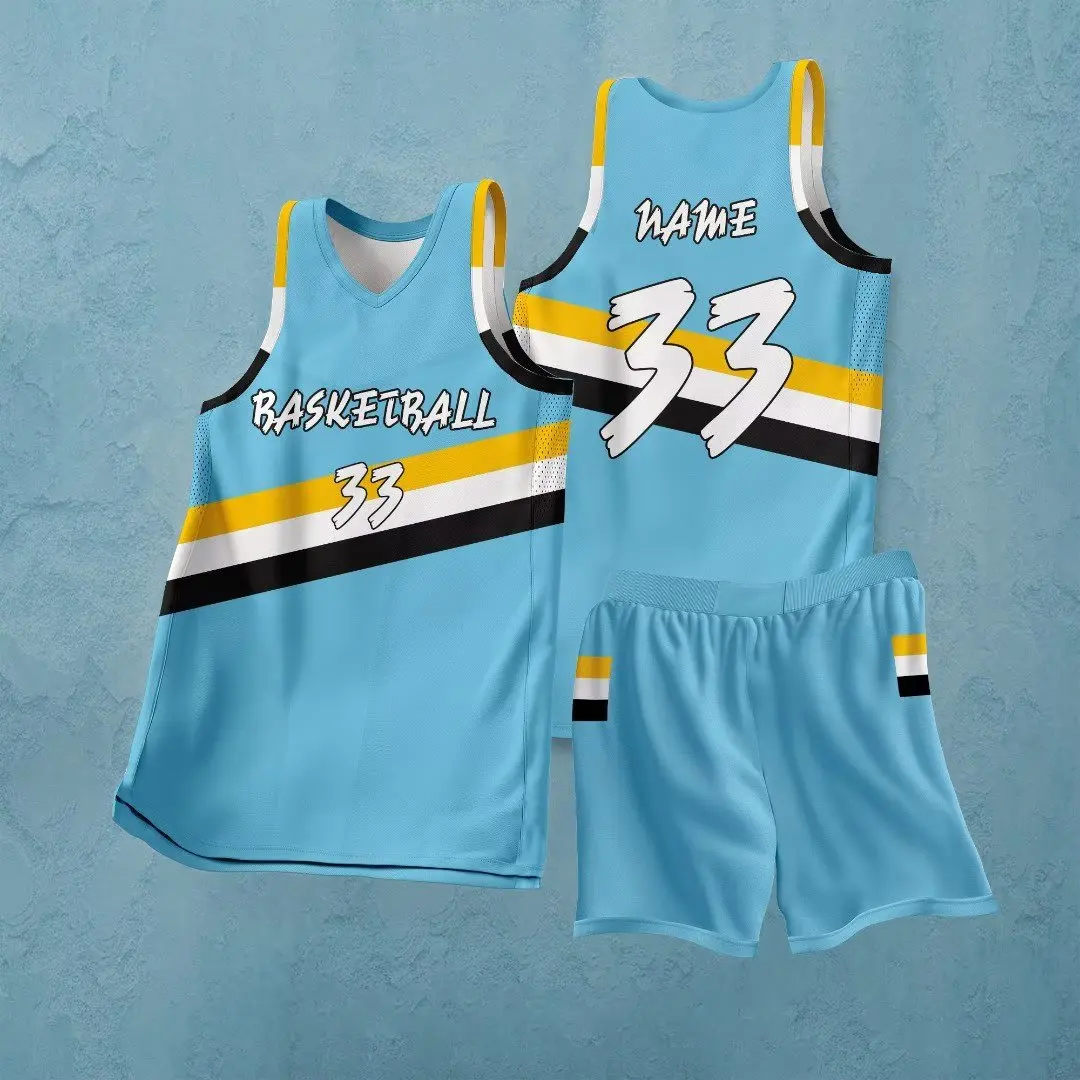 Top Quality Kids Child Youth Basketball Jerseys Uniforms College Mens Basketbal Shirts Shorts Set Sports Clothes Customized Prin