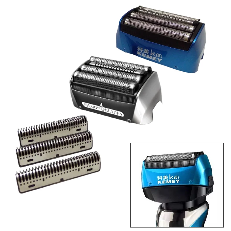 Kemei KM-8150z дуплексная 4 головка тяжелого инструмента может быть разобрана для замены частей мужской профессиональной бритвенной головки