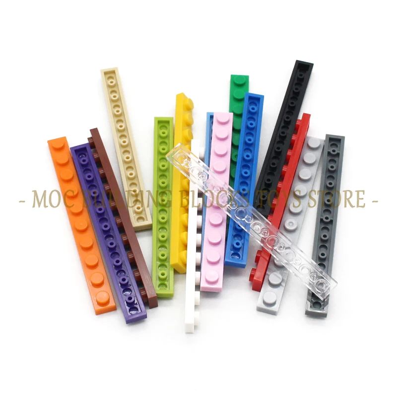 Детали MOC 4477 пластина 1x10 строительные блоки конструктор сделай сам просвещение