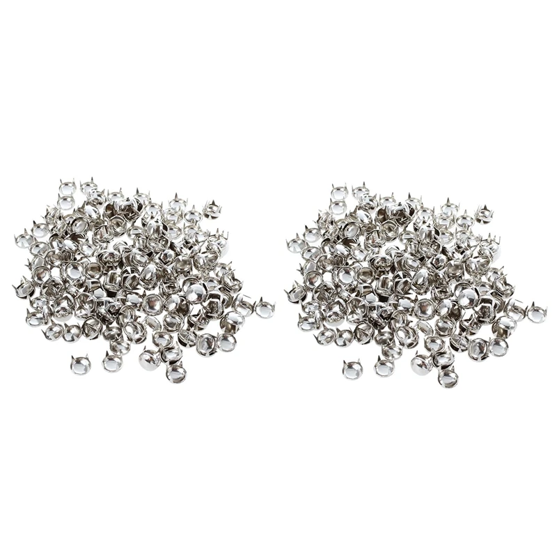 

Big Deal 400X Copper 8Mm Silver Round Cone Rivet Rivet Punk Decoration Rivet Rivet Silver