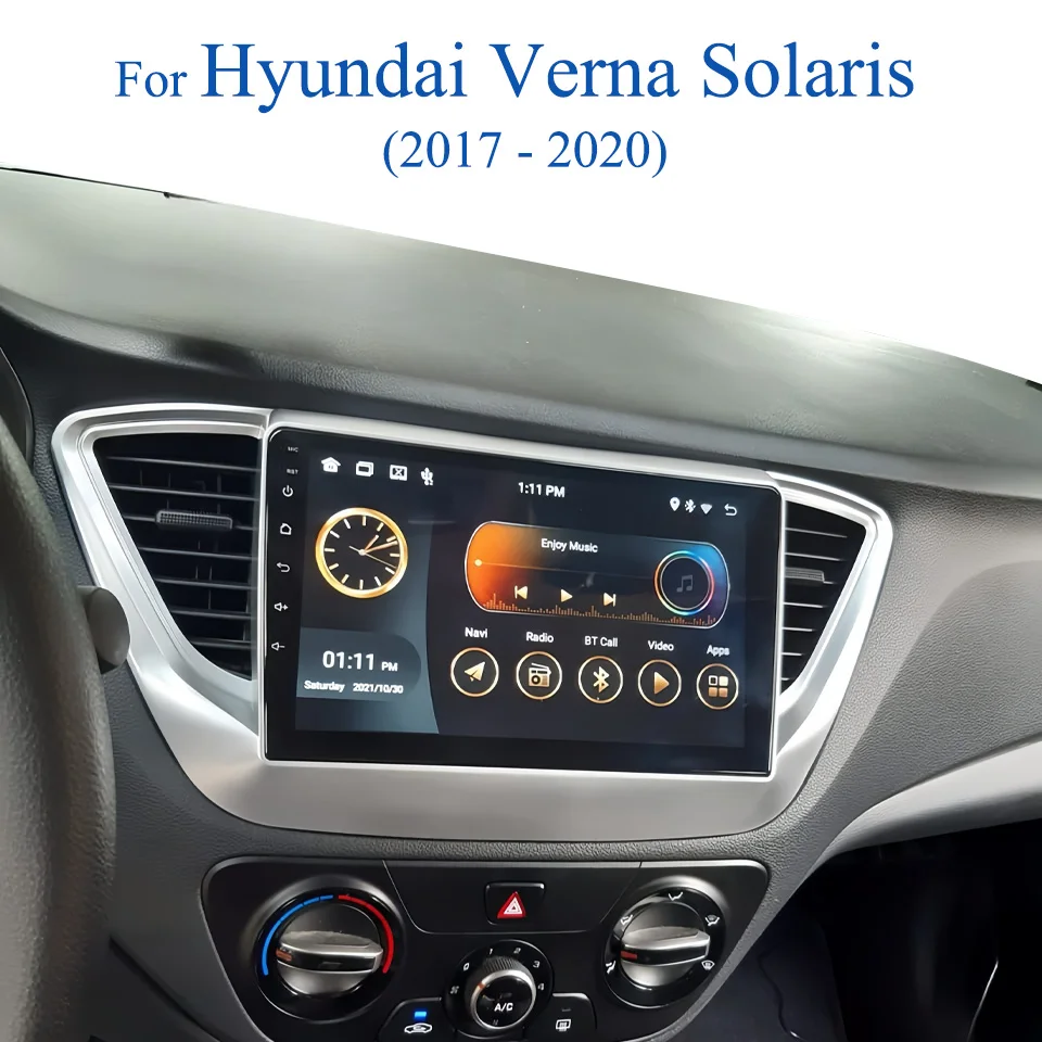 

Android 14 Авто Мультимедиа HU Для Hyundai Solaris Verna Accent 2017-2020 Автомобильный Радио Стерео Видео DVD Магнитофон GPS Navi RDS