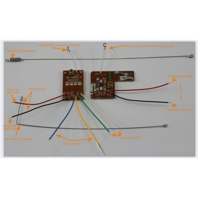 

High Quality Plastic Made Model Car Transmitter Receiver for Car Toy Dropship