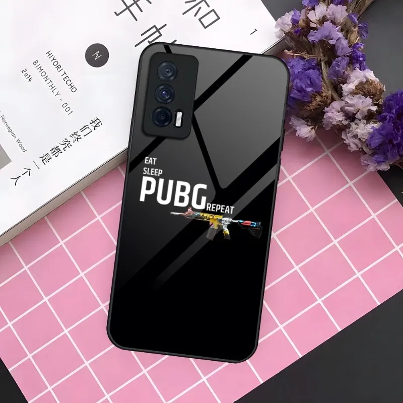 PUBG Game Phone Case For Vivo LQOO 8 U5 Z3 9 8 Pro Y31s Y73 Y55s X60 X70 Y30 S10 S9 S12 Tempered Glass Design Cover images - 6