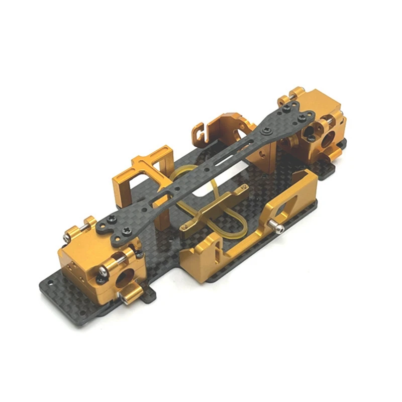 

Carbon Fiber Chassis With Metal Gearbox Battery Mount For Wltoys 284131 K969 K989 K999 P929 1/28 RC Car Upgrade Parts