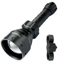 uniquefire hunting lampe torch 1405 940nm ir zoomable led flashlight 67mm convex lens 3 modes mount free shipping