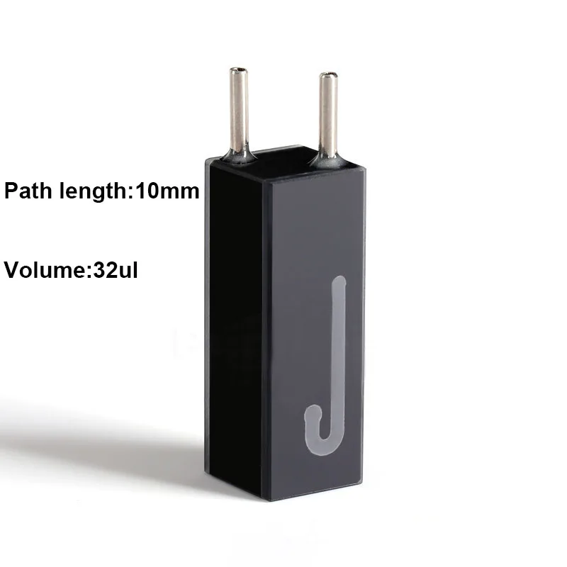 

32ul Quartz flow cuvette cell Path length 10mm Central Height 8.5mm