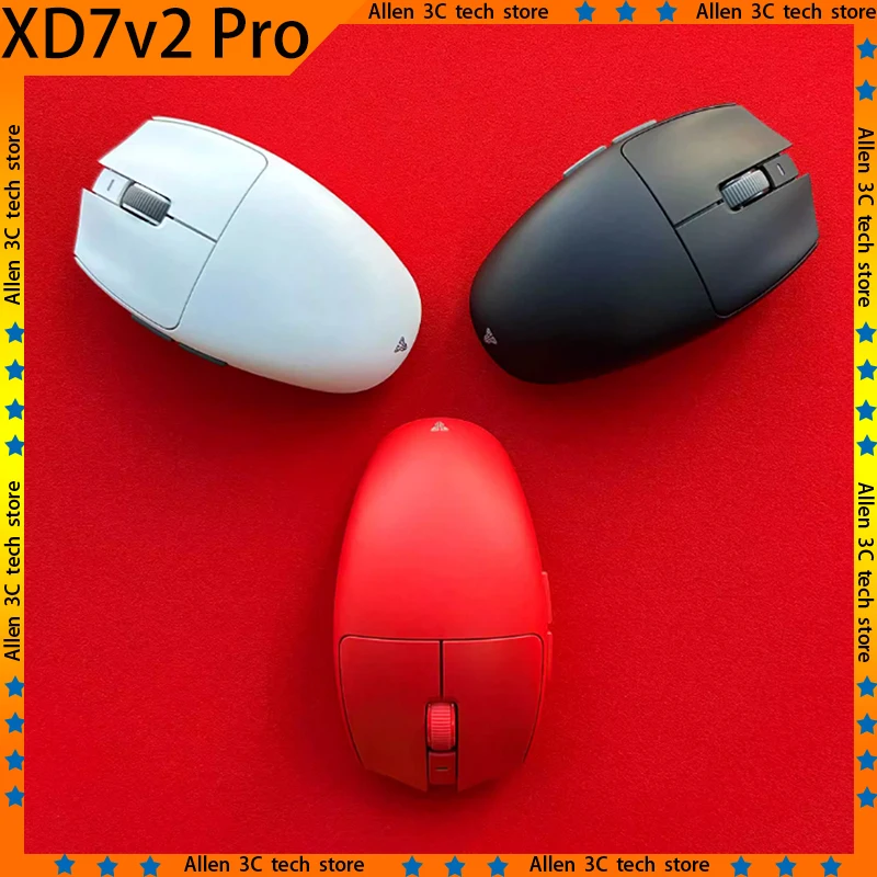 Оригинальная беспроводная мышь FANTECH XD7 V2 Pro Bluetooth трехрежимная PAW3395 8 кГц легкая