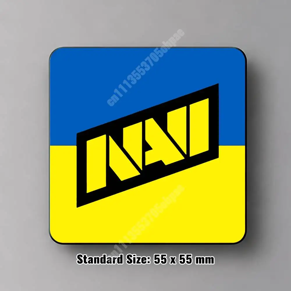 Фото Магнитная наклейка N-Navi N-Natus Vincere-S Born To Win, светоотражающая наклейка на холодильник для металлических поверхностей, магнитная табличка №4