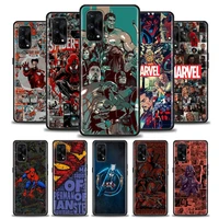 silicone phone case for oppo realme 5 5i 5s 6i 6 7 7i 8 8i 9 9i 5g pro xt black cover cases avengers marvel comics movie posters