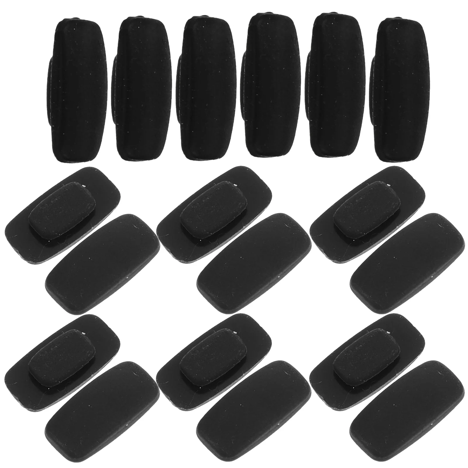 

10 пар накладки на переносицу очки солнцезащитные очки Захваты держатель для глаз квадратные защитные оправы силикагелевые очки для поддержки очков