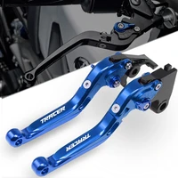 motorcycle accessories cnc adjustable extendable foldable brake clutch levers for yamaha tracer 900 gt tracer 900gt 2014 2020
