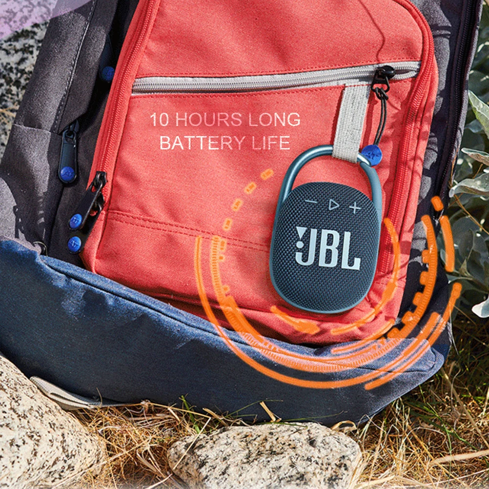 JBL Clip 4 Беспроводная Bluetooth-совместимая мини-колонка портативная Ip67