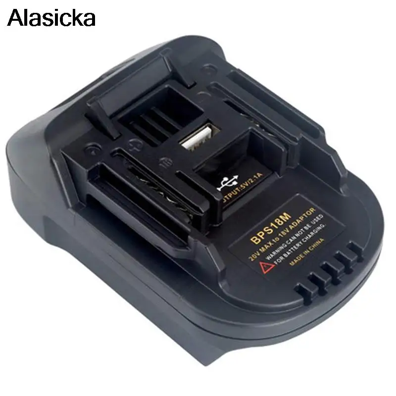 

BPS18M DM18M BS18MT Battery Adapter For Porter Cable 20V Lithium Battery For Makita 18V Tool Bl1830 Bl1840 18V Battery