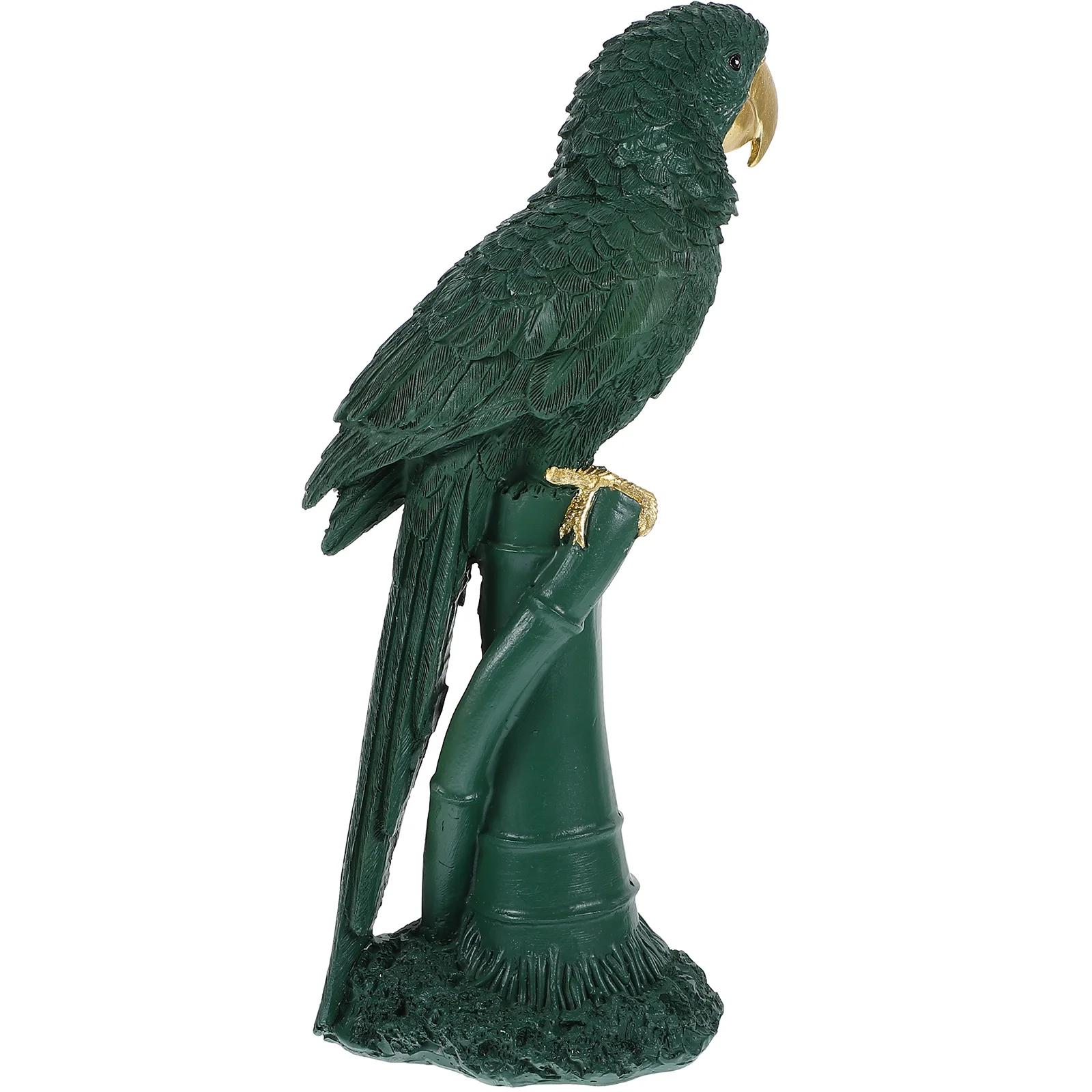 

Home Decor Parrot Ornaments Resin Bird Statue Light Luxury Figurine Artificial Model Decoration