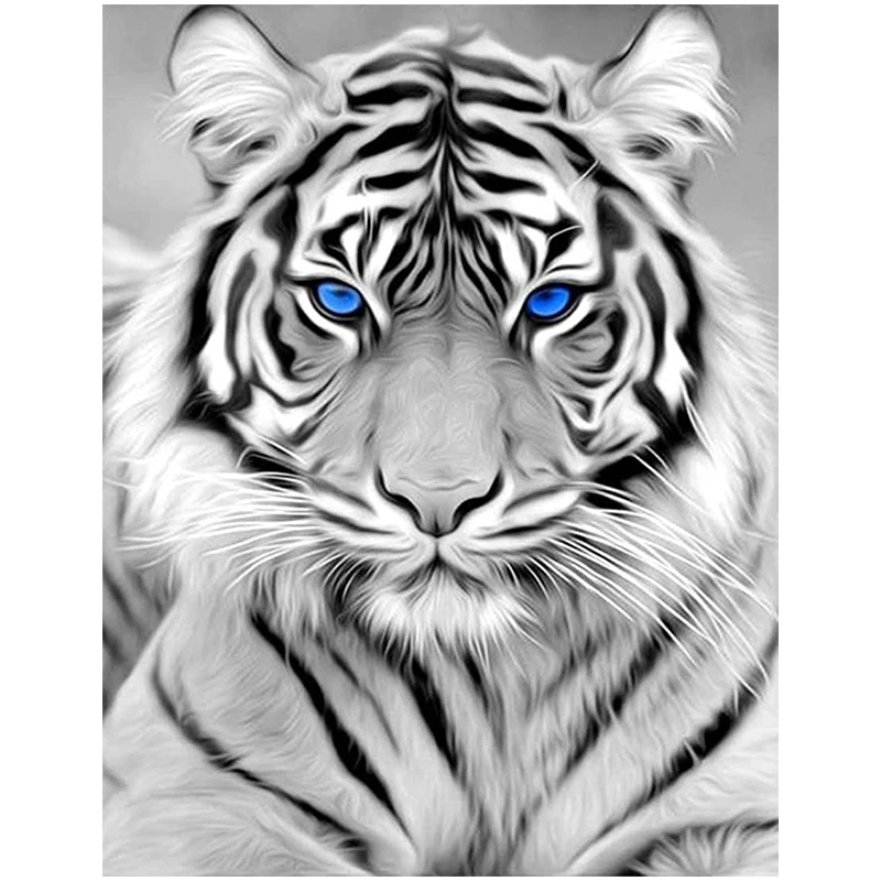 

Diamond Painting Animals Tiger Diamond Embroidery 5D Diy Full Square Drill Mosaic Cross Stitch Kits Rhinestone Home Decoration