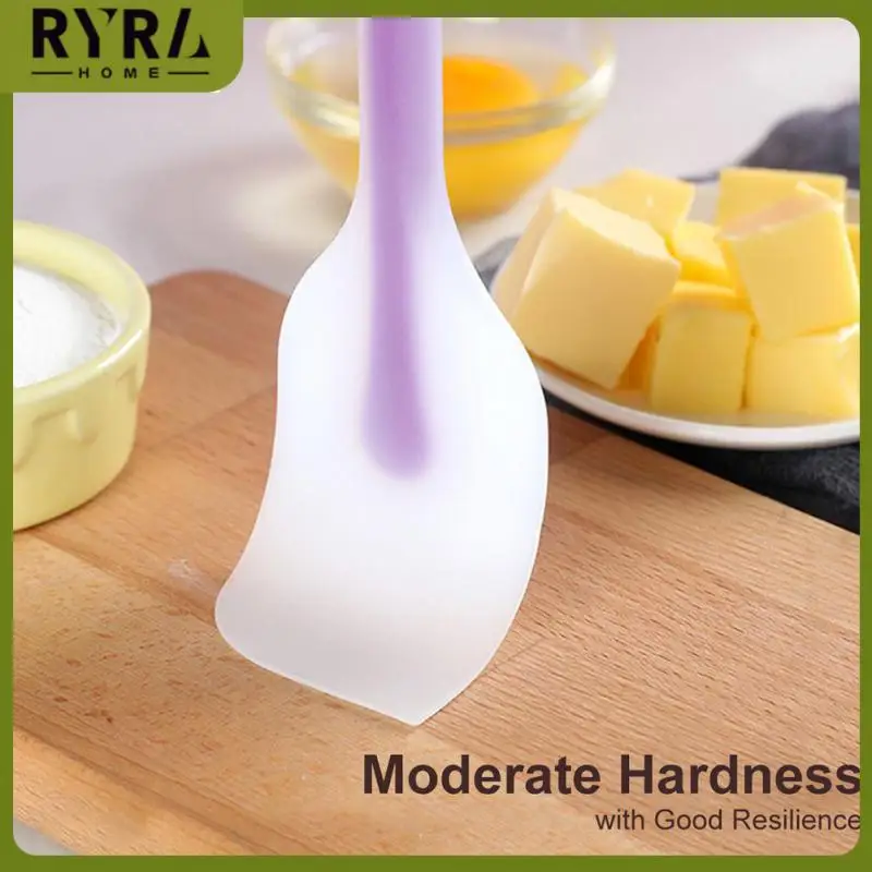 

Translucent Cream Baking Spatula Mini Spatula Silicone Cake Scraper Non-stick Blenders Salad Cake Baking Accessories 1pcs