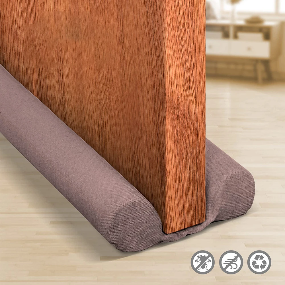 

Waterproof Seal Strip Draught Excluder Stopper Door Bottom Guard Double 1.92cm EVA Dustproof Soundproof Insulation Strip