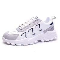 new fashion lace up mens casual shoes breathable leather soft light men sneaker outdoor walking non slip men sport shoes spring