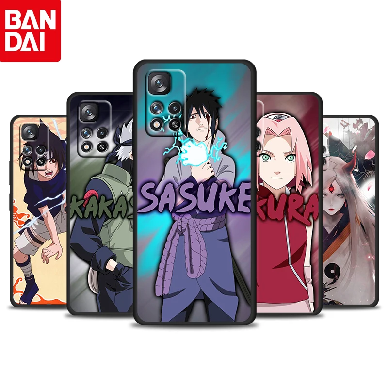 

Hot Anime Naruto Sasuke For Xiaomi Redmi 10 9 9C 9A 8 8A 7 7A 6 6A 5A 4X 5G Prime Pro Plus Silicone Soft Black Phone Case Cover