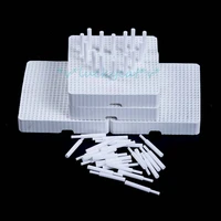 new 2pcs dental lab honeycomb firing trays with 20 zirconia ceramic pins dental supplies for dentiast item free shipping