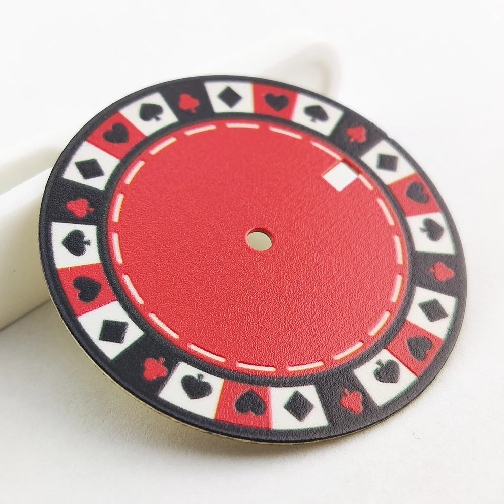 Циферблат NH35 креативный цветной циферблат с принтом 35 мм стальной часов DIY