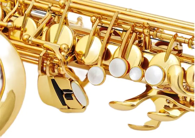 Лучшее качество Япония искусственный альт-саксофон E-Flat Sax свет горлышко