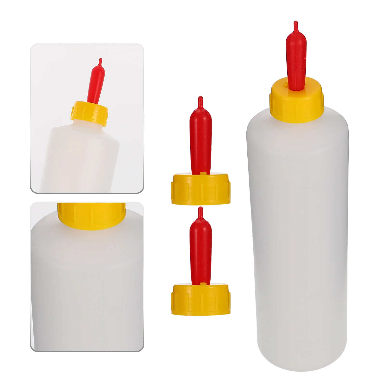 1 комплект бутылочка для молока ягненка пластиковая мерная чашка кормления детей