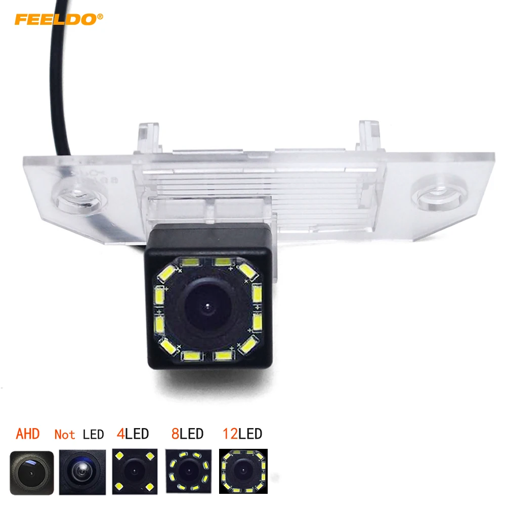 FEELDO Специальная задняя камера для автомобиля с светодиодным освещением для FORD FOCUS SEDAN/Hatchback/C-MAX Камера заднего вида #4030.