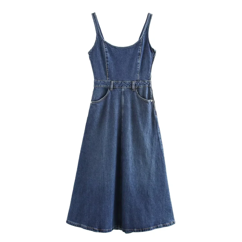 Женское джинсовое платье ZBZA