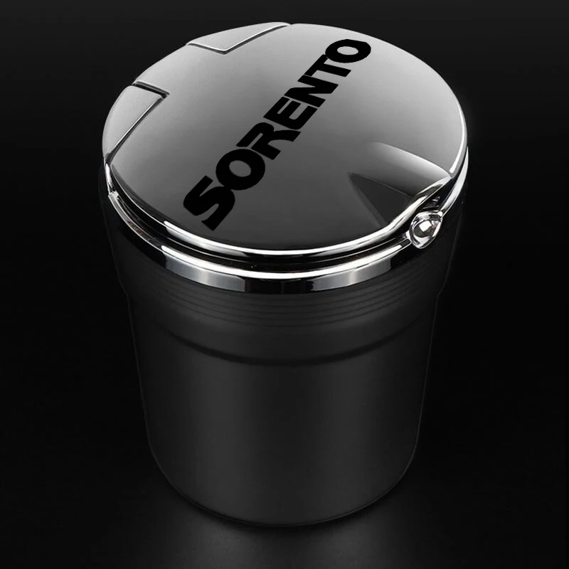 

Car Ashtray With Led Light Indicator Personality Cigarette Smoke Travel Remover Portable Ash Cup For KIA Sorento Prime xm fl bl