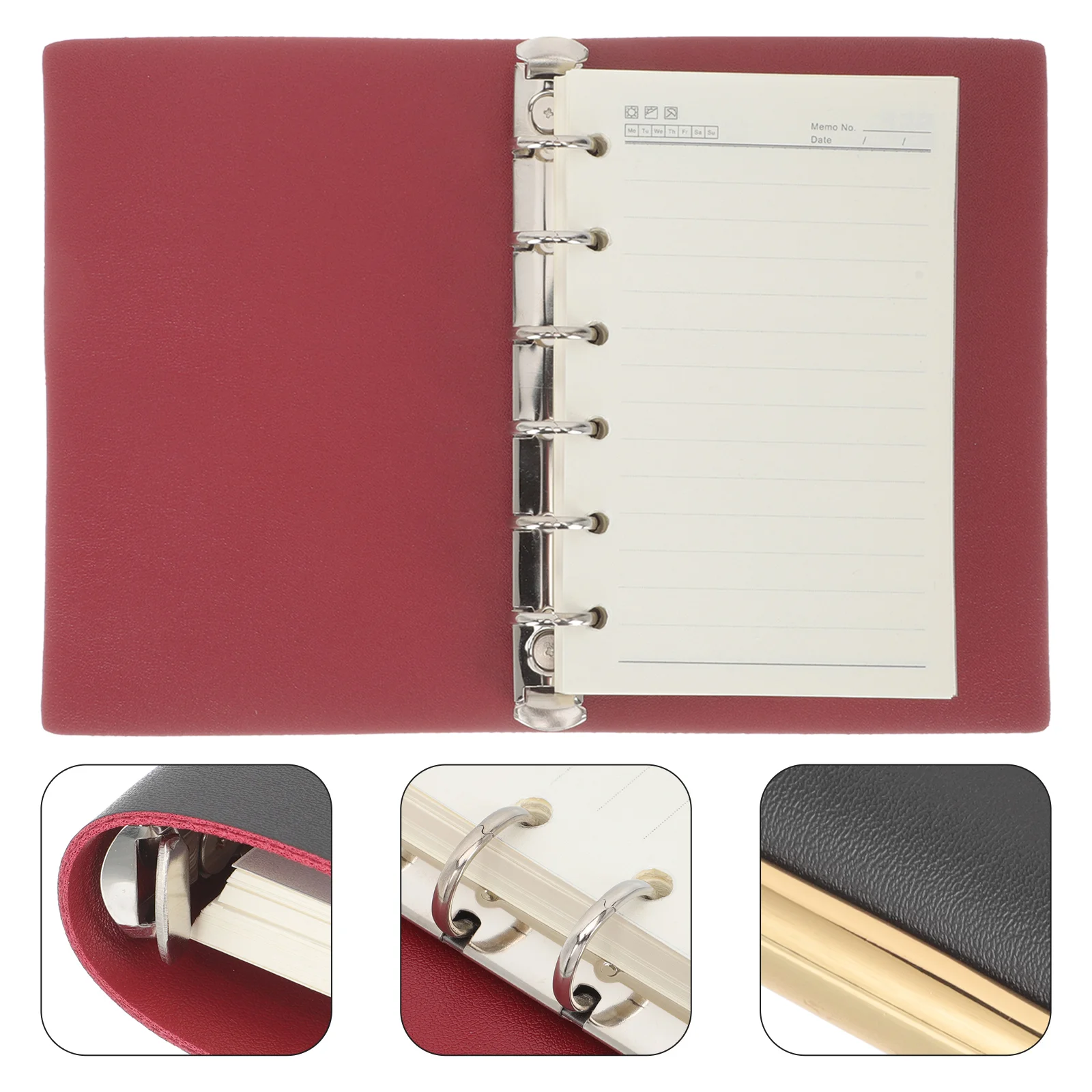 

Офисные передатчики, Обложка для блокнота, 6 колец, Школьные Аксессуары, альбом для скрапбукинга, журнала, блокнот с кольцами