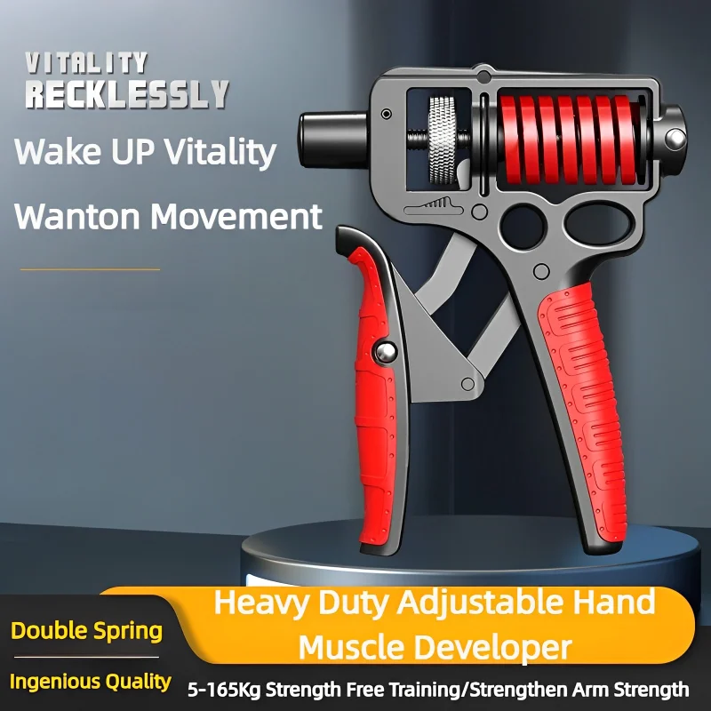 Регулируемый Сверхмощный Ручной Захват 5-165 Кг Для Фитнес-тренировок Усилитель