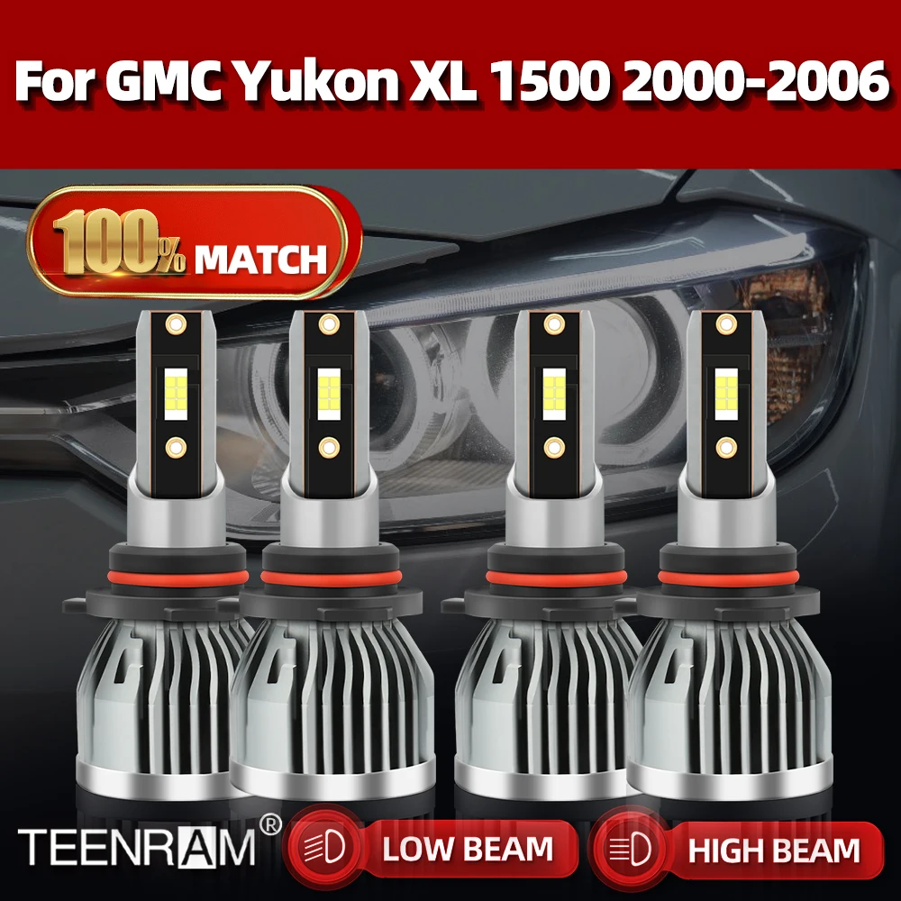 

Led Car Headlight Bulbs Canbus 40000LM 240W 9005 9006 Car Lights Auto Lamps For GMC Yukon XL 1500 2000-2002 2003 2004 2005 2006