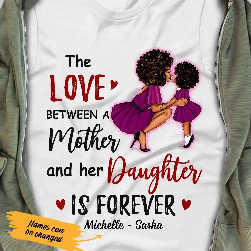 

BWA Mom Daughter Love White T Shirt