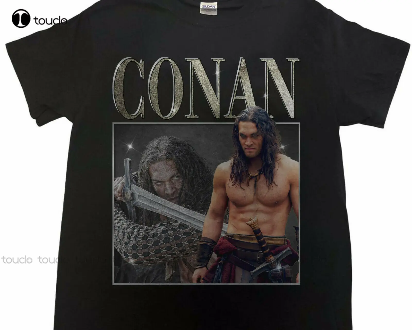 

Conan The Barbarian Jason Momoa 90S Crewneck Vintage Shirt 3Xl Shirts For Men Custom Aldult Teen Unisex Fashion Funny New Xs-5Xl