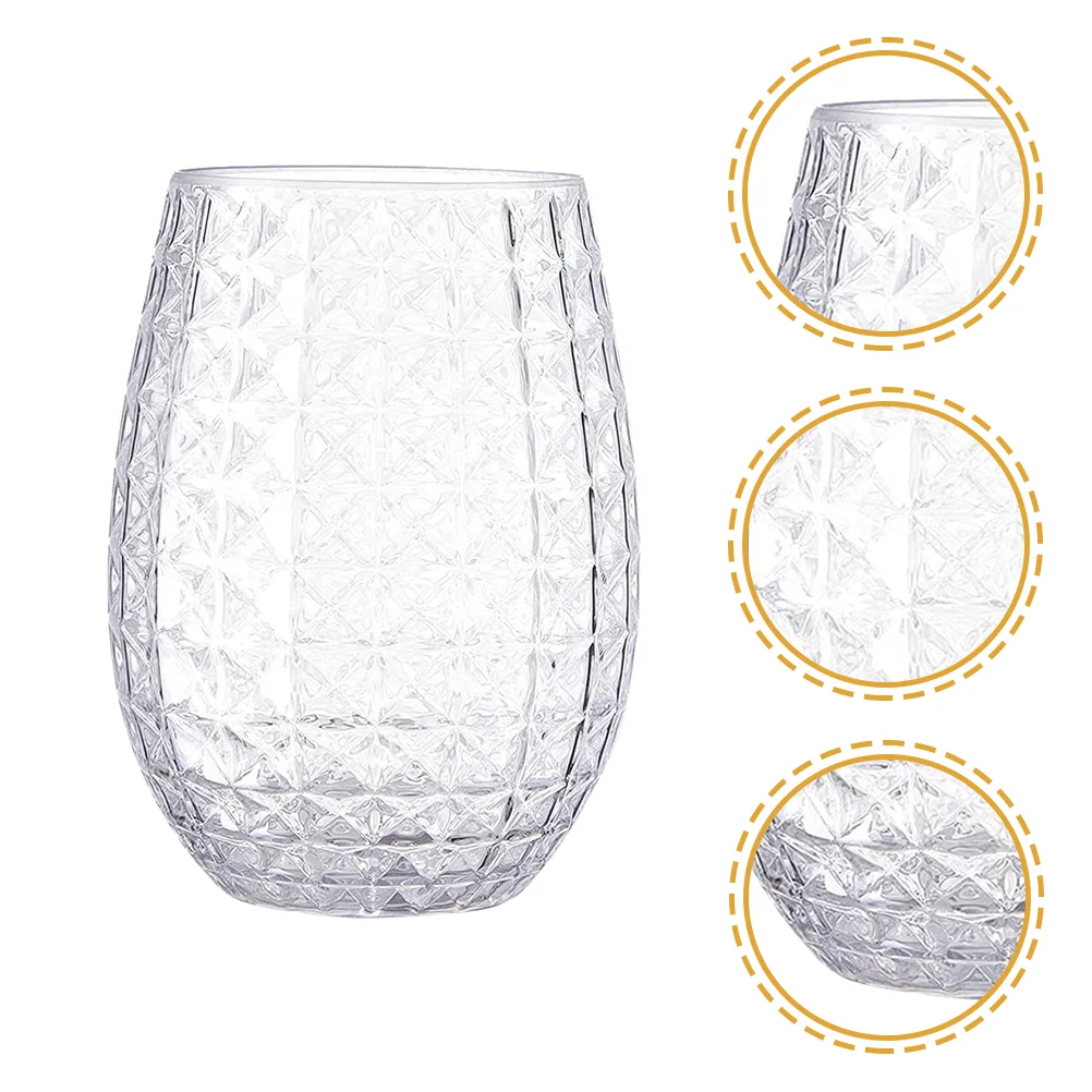

4Pcs Whiskey Drinking Cup Creative Plastic Cup Portable Cup Picnic Party Beverage Cup