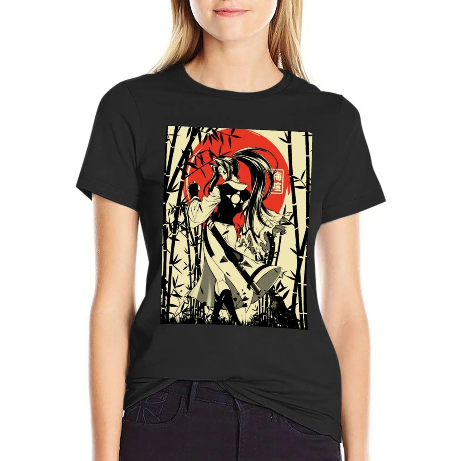 Baiken Самурай японский футболка забавные летние топы рубашка с принтом животных