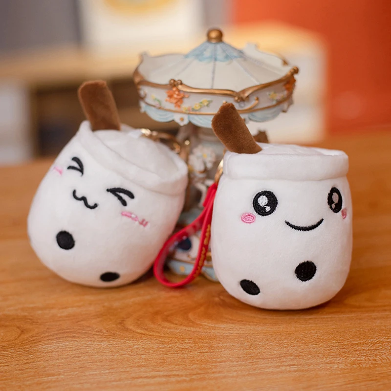 10 см Boba Плюшевая Игрушка Маленькая подвеска молочный чай Мягкая кукла брелок