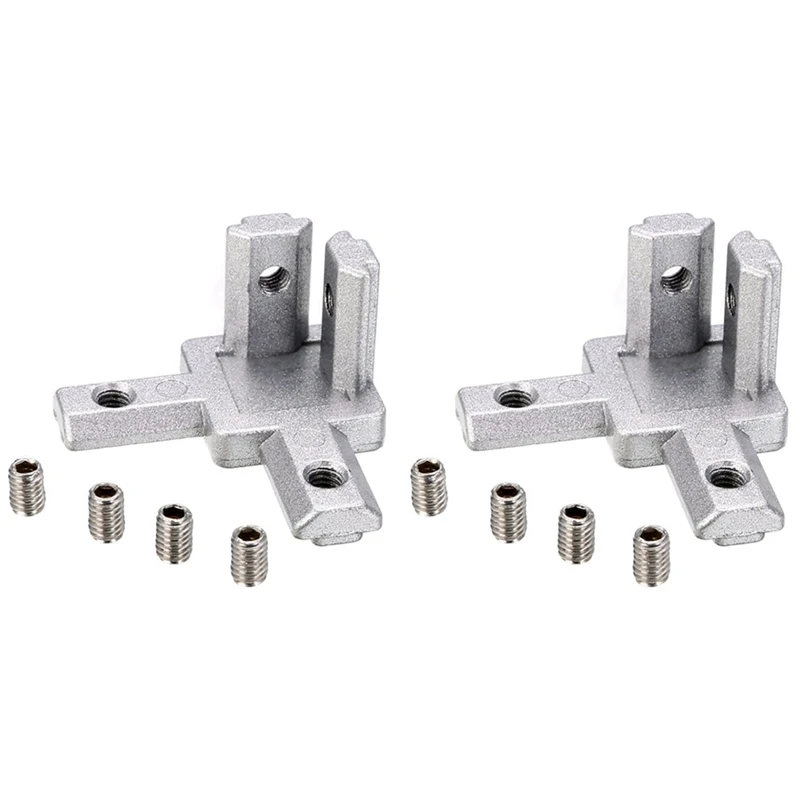 

JFBL Лидер продаж 2020 серия 3-сторонний угловой кронштейн Коннектор с винтом для стандартного 6 мм Т-образного слота экструдированный алюминие...