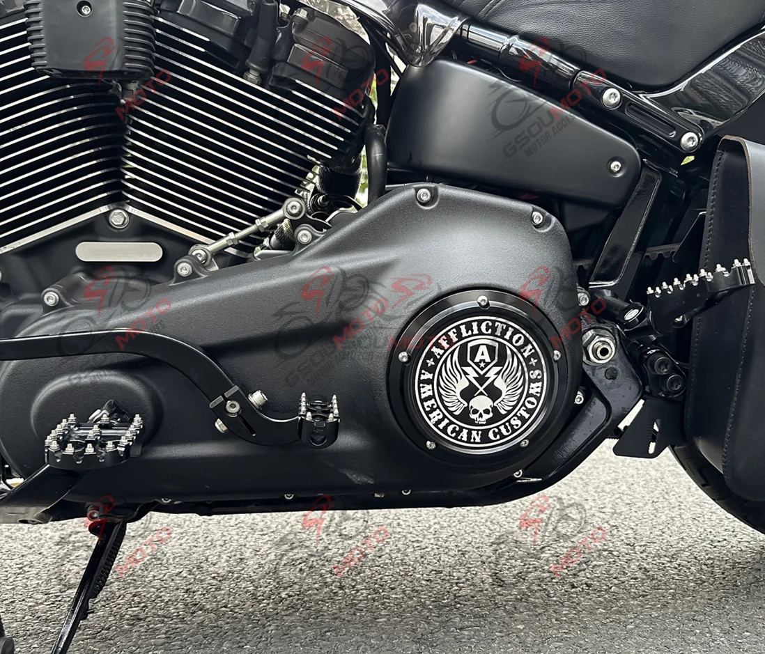 Фото Крышка двигателя Derby для Harley Electra Glide Ultra Dyna Softail Fat Boy Touring Road King Trike №4