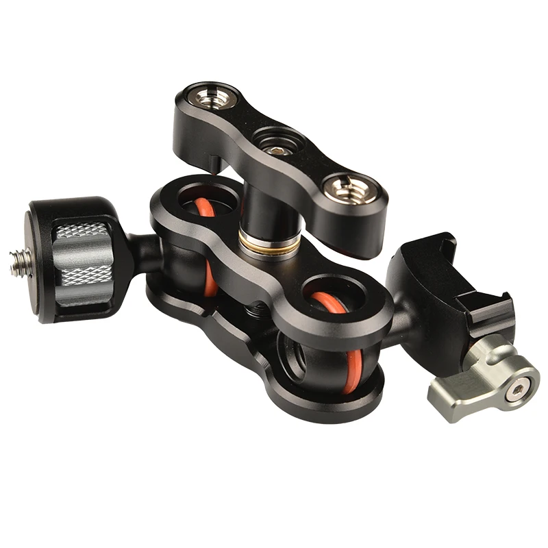 

Articulated Arm Magic Arm with Ball Heads 1/4 Screws and NA-TO Clamp Ballhead Monitor